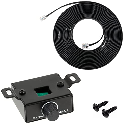 Xtenzi Amplifier Remote Bass Level Control Volume Knob XTBR25 Compatible with Alpine RUX-Knob2 Amp. - Image 1