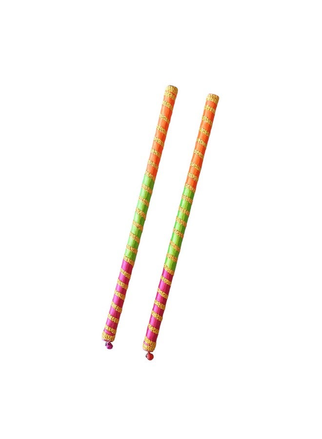 SHOPOBUDDY Dandiya Sticks Tricolor for Garba Dance/Dandiya Nights (5) - Image 4