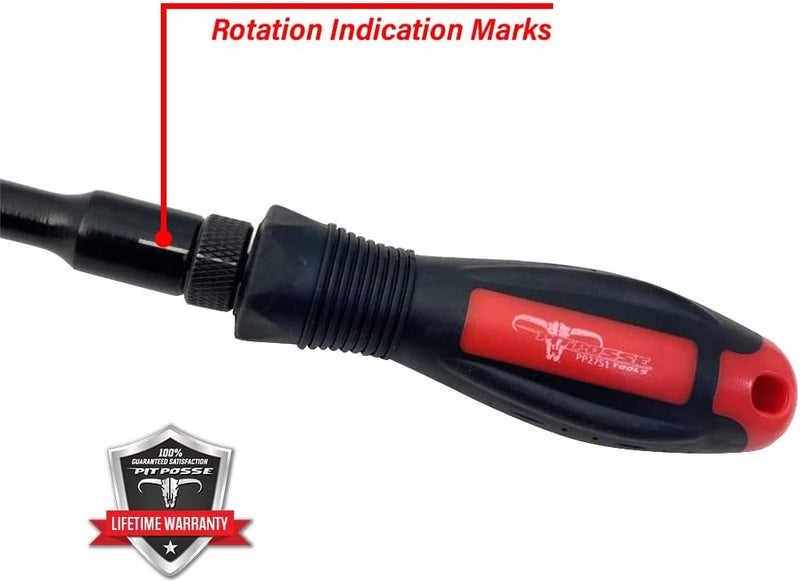 Pit Posse Carburetor Adjustment Tool - 110 Degree Angled Head for Motorcycle Air Mixture - Image 2