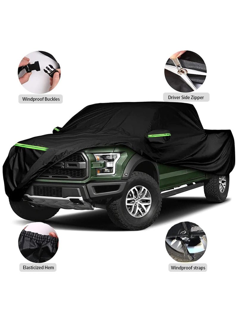Cool Baby COOLBABY Waterproof Car Covers All Weather Car Covers for Ford F150 F250 F350 Raptor Full Car Cover with Lock Universal Fit Truck  - Image 4