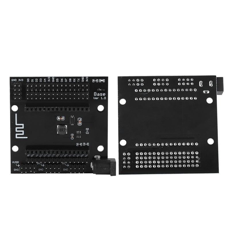 NodeMcu Lua Black Metal ESP8266 WIFI Development Plate Base Expander Board Base - Image 1