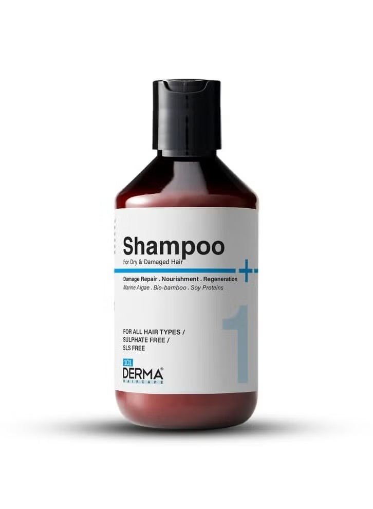 101 Derma Shampoo for Dry & Damaged Hair 300 ml