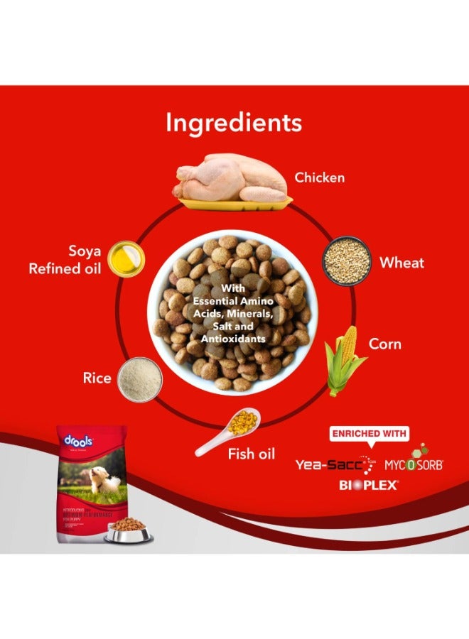 Drools طعام جاف للكلاب الجراء من أوبتيموم - دجاج - Image 5