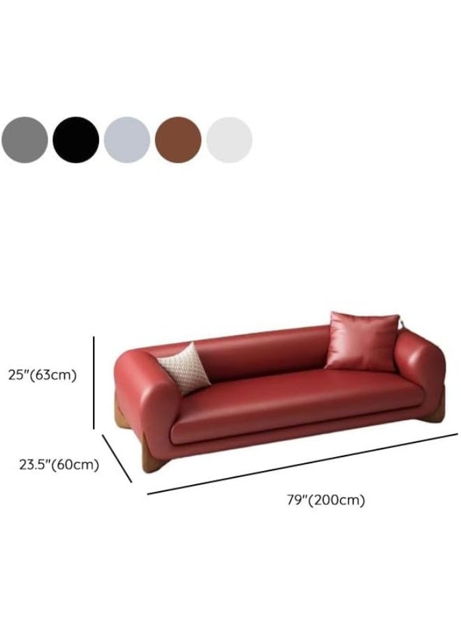 Ripple FURNITURE FLORA homes Modern Bedroom Bench with Back, Sitting Sofa with Armrest, Black - Image 2