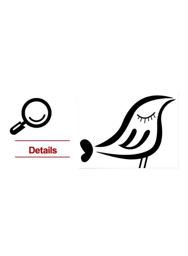 ANSELF Love Birds Picture Frame Wall Sticker Black - Image 5