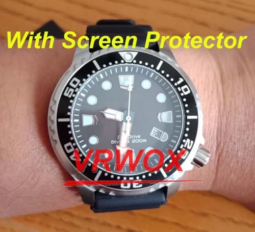 VRWOX 2 Pcs Glass Screen Protector For BN0150-28E/BN0151-09L Watch,2.5D Rounded Edges 9H Premium Real Tempered Glass Anti Scratch For 【 BN0150 / BN0151】 - Image 2
