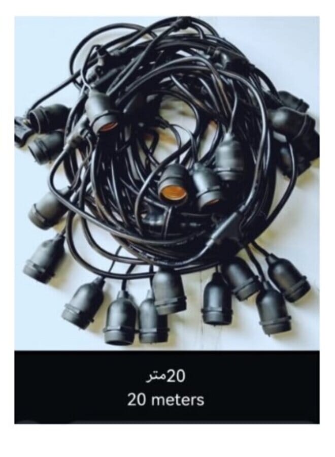 20 meter bulb holder with 20 bulb inputs - Image 1