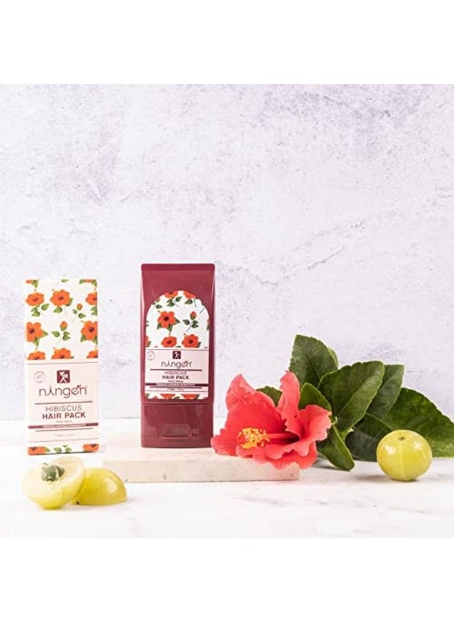 ningen - Hibiscus Hair Pack I Goodness Of Amla And Heena Extracts I Dermatologically Tested Paraben Free I Removes Dandruff And Prevents Greying I 100Gbrown - Image 1