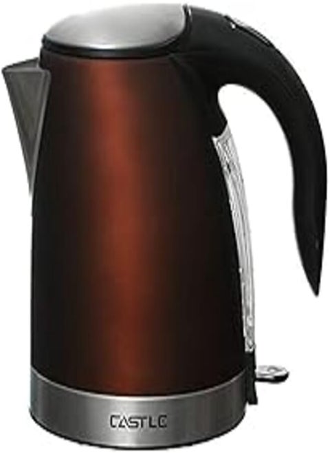Castell Electric Kettle 1.7 Liter Ek3017sl, Brown
