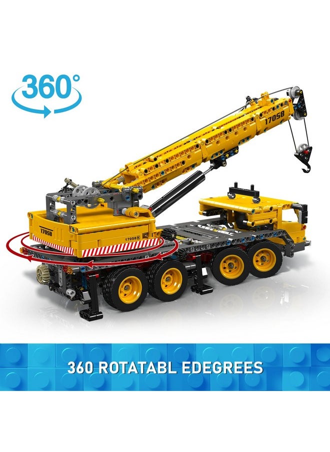 mould king 17058 City Mobile Crane Truck Toy Building Set, Construction Vehicle Model Blocks Kit For Adults, Toys Gifts For Kids Children, Playset For Boys And Girls Ages 8+(997 Pieces)  - Image 3