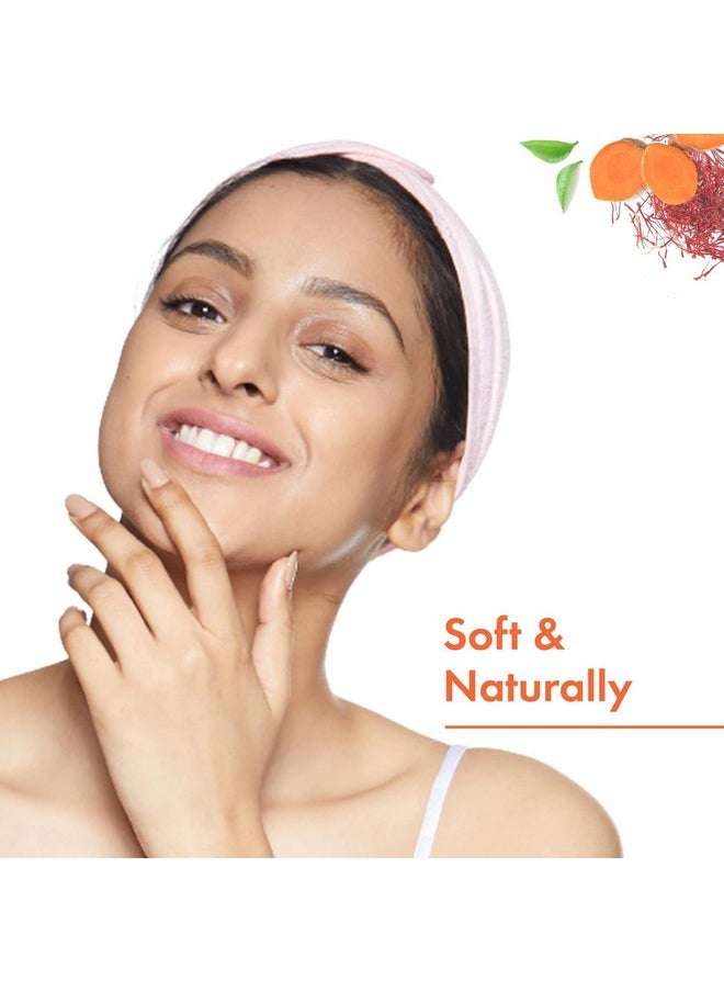 Good Vibes Ubtan Insta Glow Face Wash, 120 Ml | Brightening, Soothing, Moisturizing Face Cleanser For All Skin Types | With Turmeric, Saffron, Vitamin B3 | No Parabens, Sulphates & Mineral Oil  - Image 4