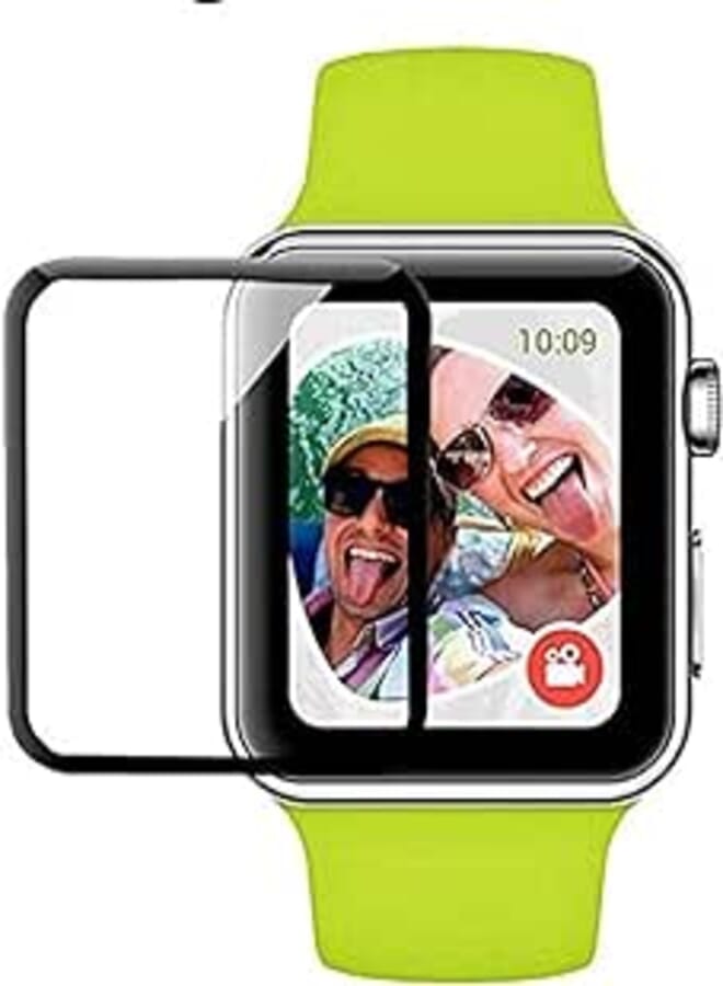 OR Apple Watch 42mm Screen Protector, 3D Curved Edge Full Coverage Tempered Glass Screen Protector for Apple Watch Series 1/2/3