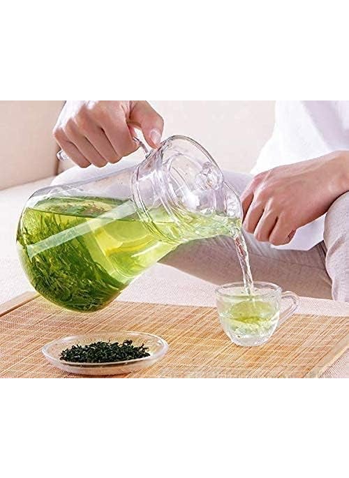 Clicktribe Clicktribe Glass Water Pitcher 13L Capacity with Plastic Lid Clear  - Image 5