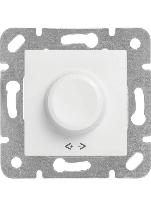 Viko Karre Rotary Dimmer R 40-600W White (Frame Included) 90967047 (2 Pcs)  - Image 2
