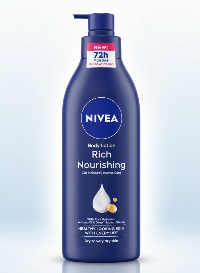 نيفيا لوشن الجسم ترطيب مكثف 72 ساعة للبشرة الجافة 400 مل تغذية عميقة ونعومة فائقة - Image 1