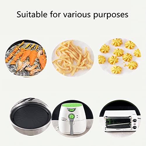 Transun Moo 200 Pcs 8 Inches Parchment Rounds Precut Parchment Circles Baking Paper Liners for Oven, Pans, Air Fryer - Image 4