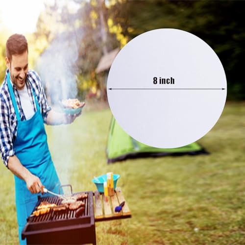 Transun Moo 200 Pcs 8 Inches Parchment Rounds Precut Parchment Circles Baking Paper Liners for Oven, Pans, Air Fryer - Image 2
