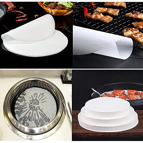 Transun Moo 200 Pcs 8 Inches Parchment Rounds Precut Parchment Circles Baking Paper Liners for Oven, Pans, Air Fryer - Image 3