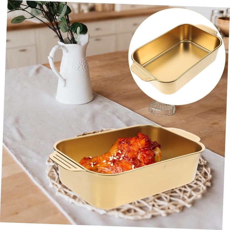 HEVASNEK HEVASNEK Elegant Stainless Steel Fish Serving Dish | Perfect for Dinner Parties, Holidays, & Special Occasions | Steamed Fish Presentation - Image 5