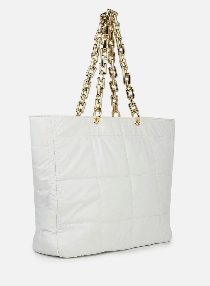 Haute Sauce Marshmallow White Tote Bag