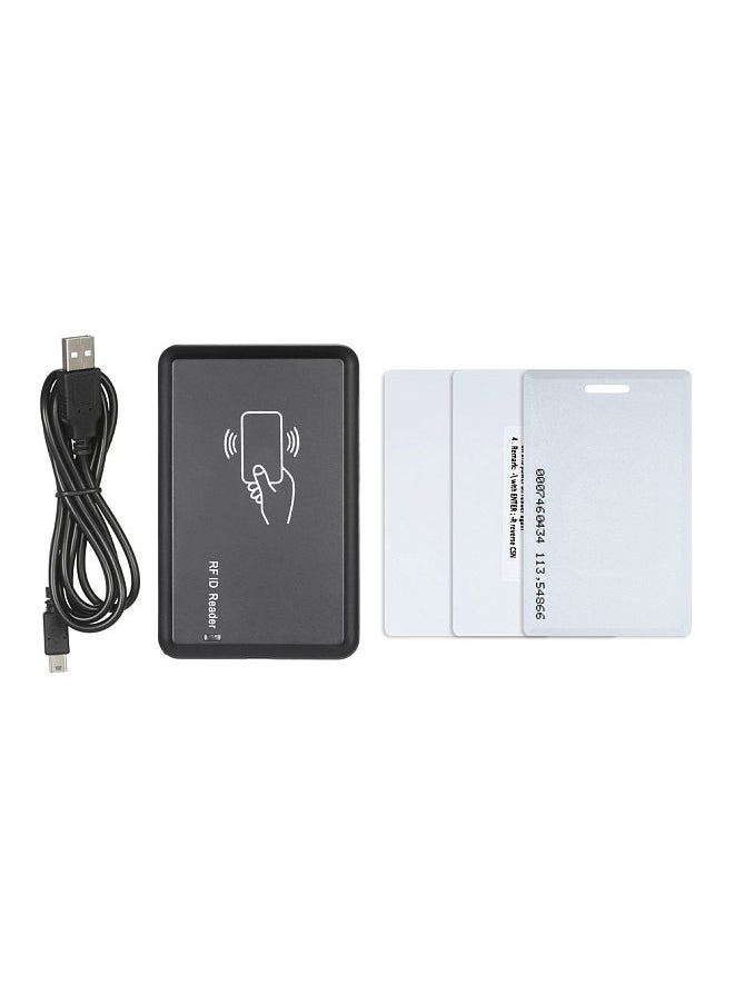 Generic - 125KHz & 13.56MHz USB Proximity & Contactless Smart RFID Card Reader Dual Frequency Programmable Desktop Card Reader for MIFARE EM - Image 1