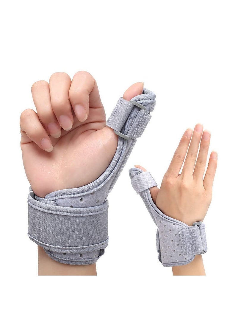 Y&D Thumb Splint Carpal Tunnel Wrist Brace for Women and Men Interchangeable Left Right Hands Providing Day Night Support Suitable Arthritis Tendonitis Sprain Strain  - Image 1