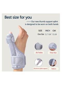 Y&D Thumb Splint Carpal Tunnel Wrist Brace for Women and Men Interchangeable Left Right Hands Providing Day Night Support Suitable Arthritis Tendonitis Sprain Strain  - Image 5