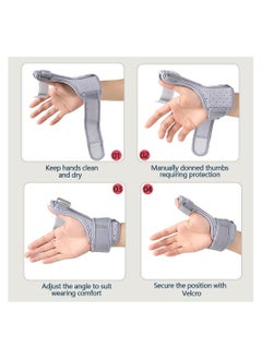 Y&D Thumb Splint Carpal Tunnel Wrist Brace for Women and Men Interchangeable Left Right Hands Providing Day Night Support Suitable Arthritis Tendonitis Sprain Strain  - Image 4