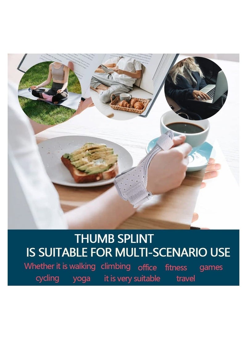 Y&D Thumb Splint Carpal Tunnel Wrist Brace for Women and Men Interchangeable Left Right Hands Providing Day Night Support Suitable Arthritis Tendonitis Sprain Strain  - Image 2