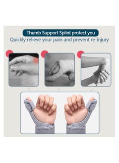 Y&D Thumb Splint Carpal Tunnel Wrist Brace for Women and Men Interchangeable Left Right Hands Providing Day Night Support Suitable Arthritis Tendonitis Sprain Strain  - Image 3