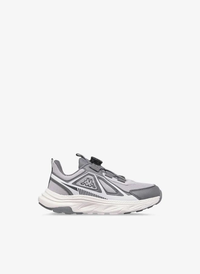 كابا حذاء رياضي للأولاد بطبعة شعار مع إبزيم دوار