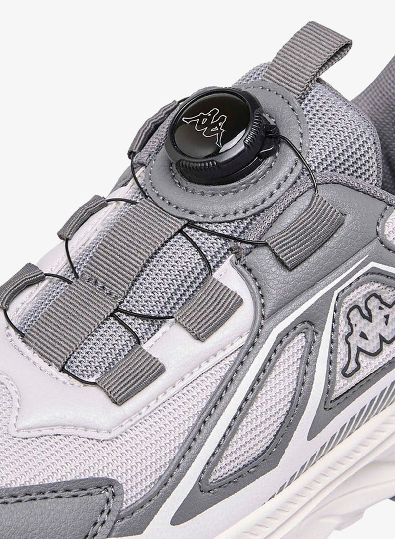 Kappa Boys' Logo Print Sports Shoes with Rotating Buckle Closure - Image 4