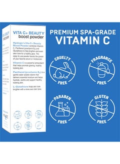 Hyalogic Vita C Beauty Boost Powder 6g - Premium Spa Grade Vitamin C - with Panthenol Pro VIT B5 & Glutathione for Even Skin Tones 0.21oz - pzsku/ZF3B33C9FA0264939EC26Z/45/_/1739883195/ec7f498e-3b96-4118-91cf-0187764d1743