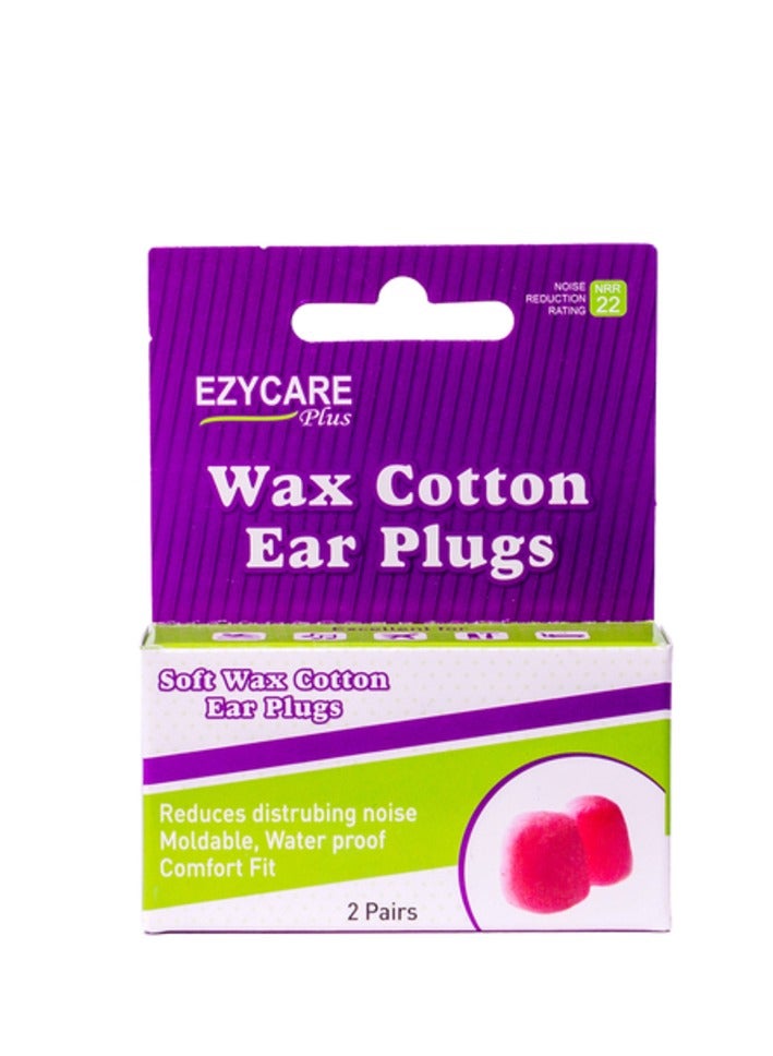 Ezycare Plus Wax Cotton Ear Plug 241
