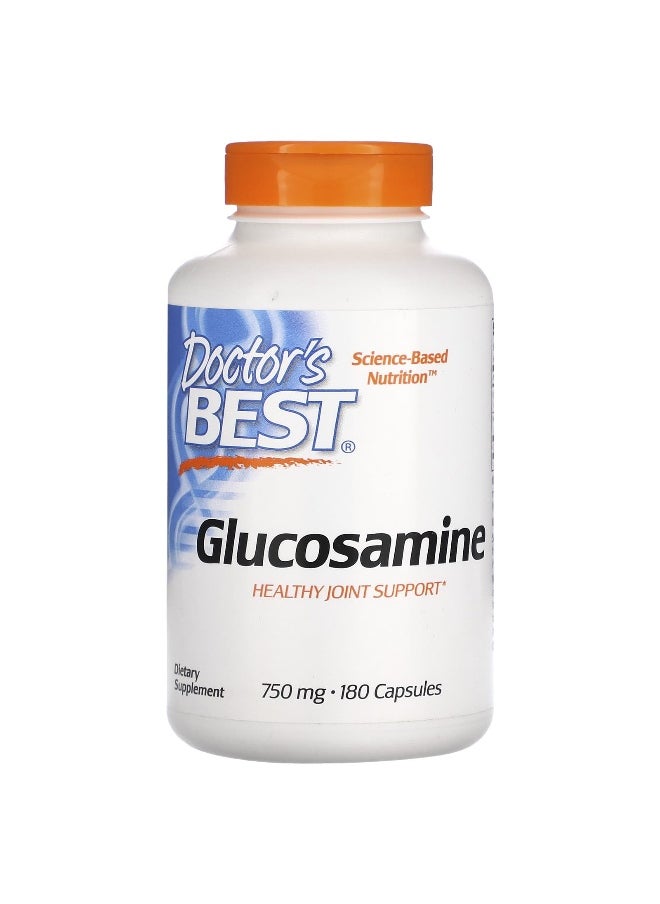 Doctor's Best Doctor's Best, Glucosamine, 750 mg, 180 Capsules  - Image 1