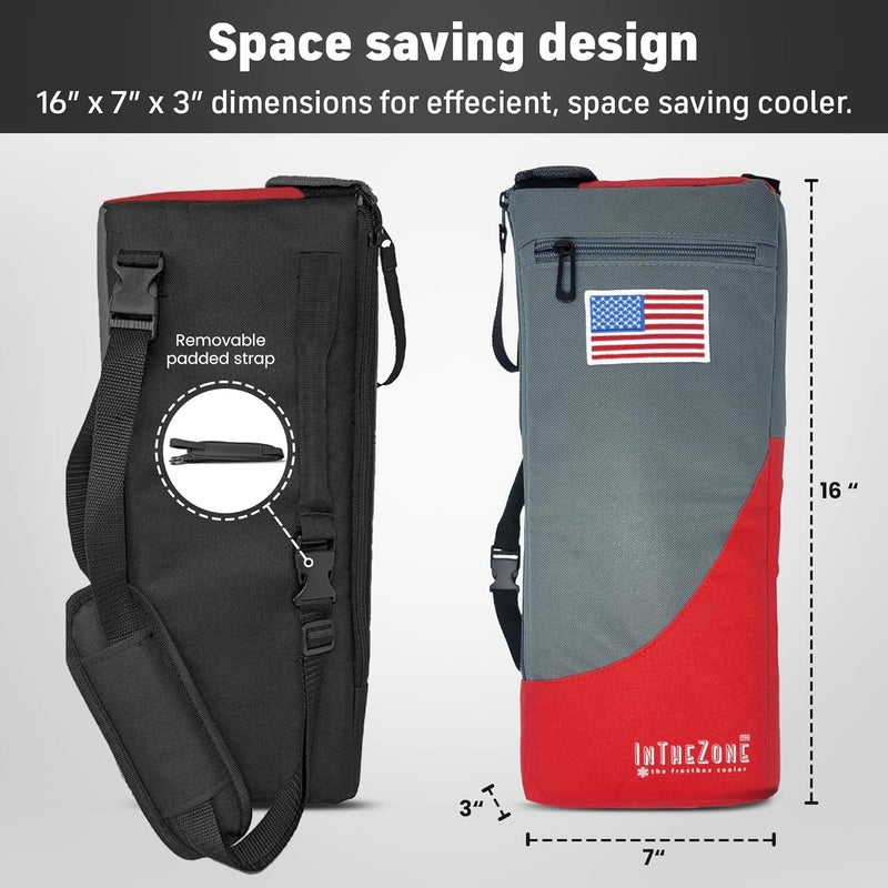 INTHEZONE Frostbox Golf Bag Cooler with Ice Pack | Insulated 6-Can Beer Sleeve | Stays Cold for Hours Discreet Hidden Design - Fits in Golf Bag - Image 4