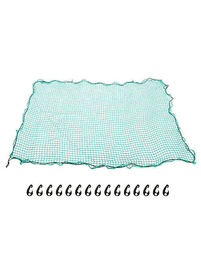 Generic - Cargo Net for Pickup Truck Bed Trailer Truck Netting Mesh Stretchable for Transporting Goods with Flexible Rope & Hooks - Image 1