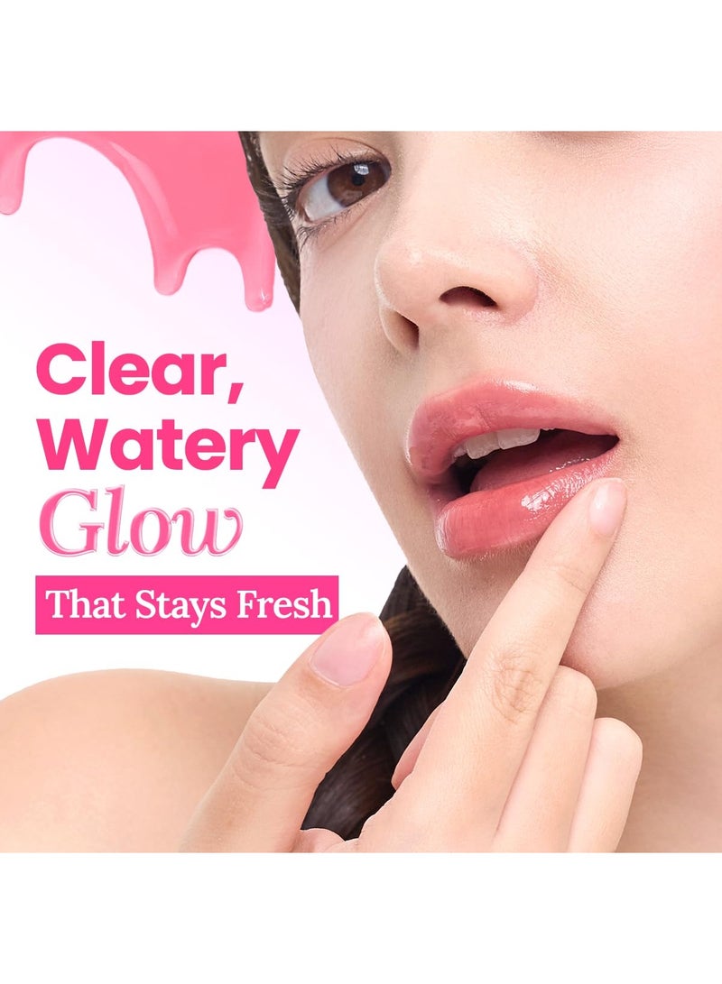 Peripera Mood Glowy Lip Tint, Watery Glow Finish, Long-Lasting Stain, 12 Campus Queen - Image 4