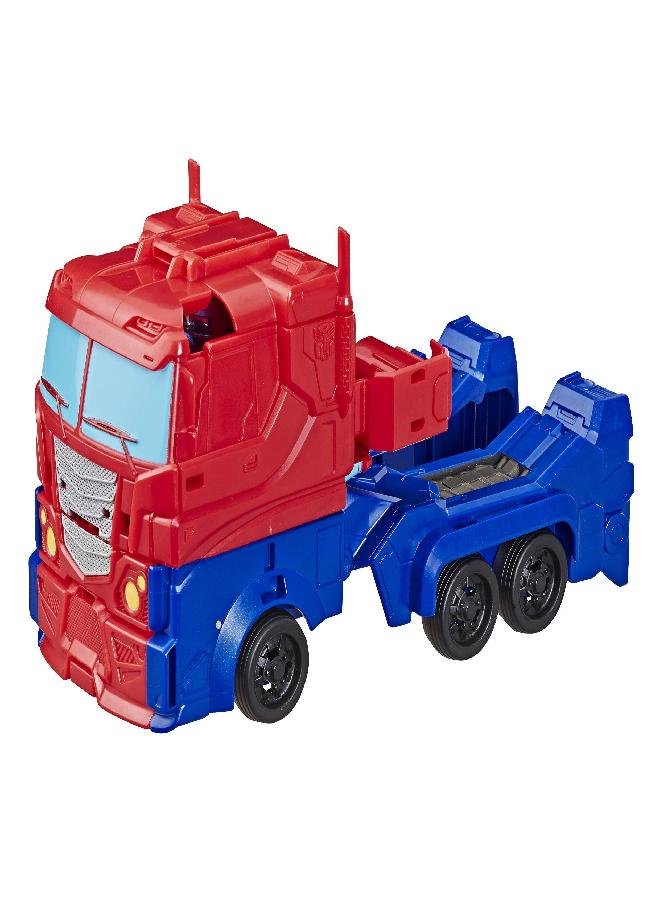 Transformers Optimus Prime Toy Figure - 11-Inch Plastic Play Robot with Vehicle Theme - Image 2