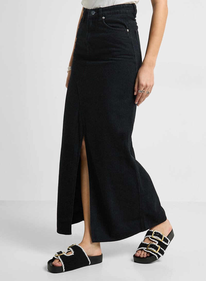 Ginger Denim Maxi Skirt  - Image 1