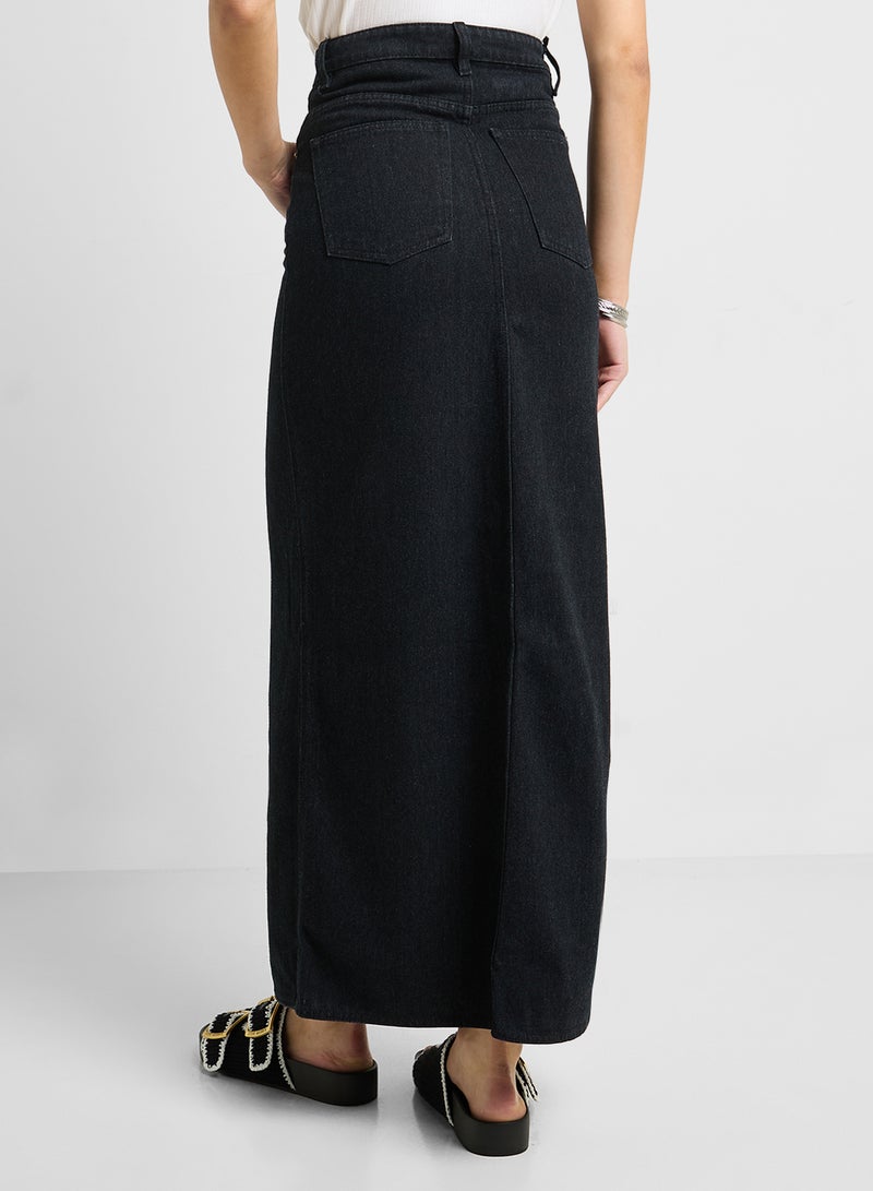 Ginger Denim Maxi Skirt  - Image 3