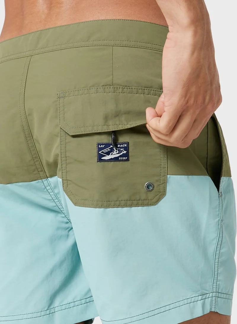Superdry Color Block Swim Shorts