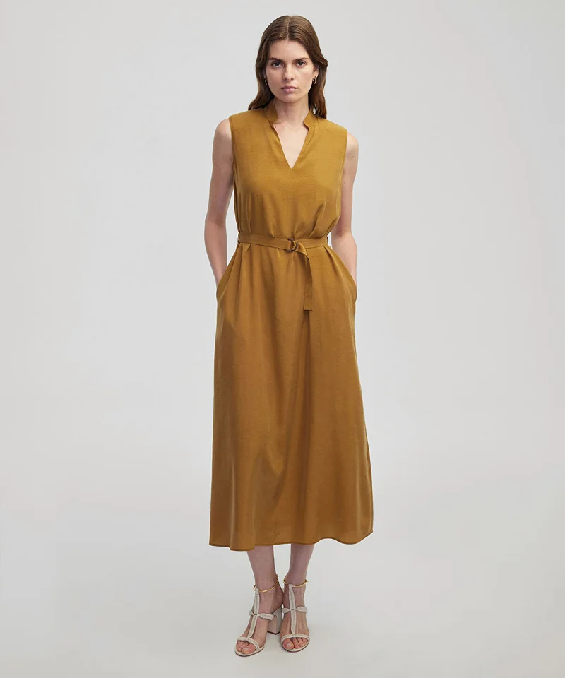 ابيكول Belted Midi Dress