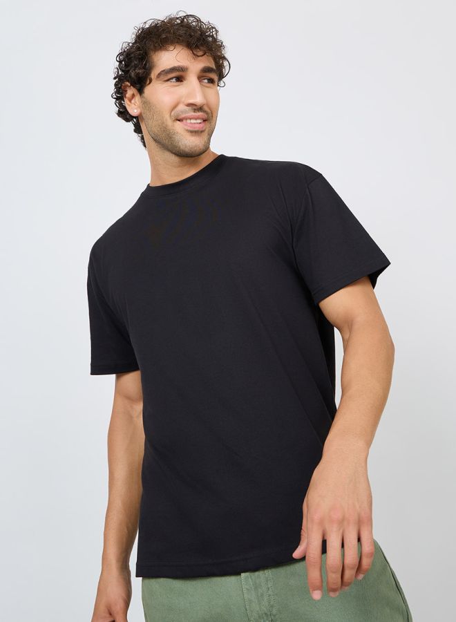 ستايلي تيشيرت بقصة واسعة وطبعة جرافيك - Image 1