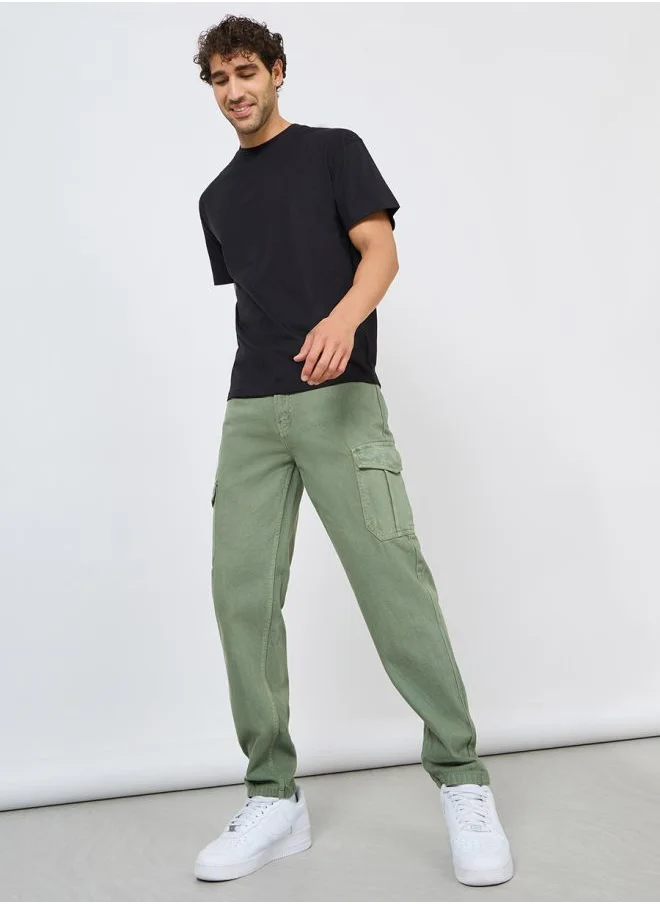 Styli Back Graphic Oversized T-Shirt