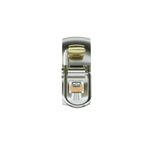 Knog Oi Luxe Bike Bell Silver – Sleek Low Profile Bicycle Bell for Adults, Durable Metal & Vegan Leather, Clear Tone, Easy Install for Flat Bars & Drop Bars (Small 22.2mm / Large 23.8–31.8mm) - Image 4