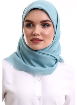 Cotton Panel Plain Patternless Cover Turquoise