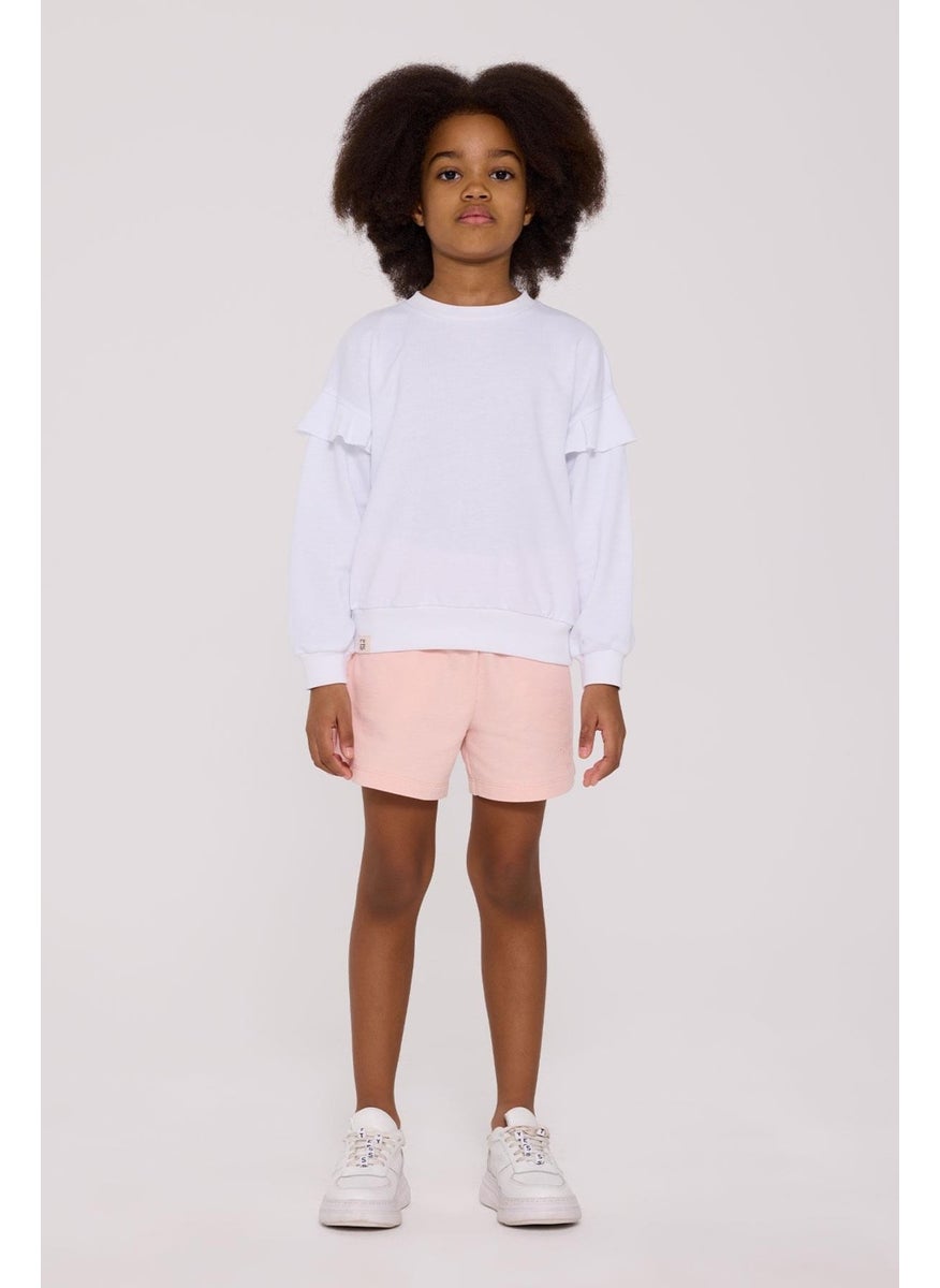 Tyess Basic Bg Store Girl White Sweatshirt  - Image 1