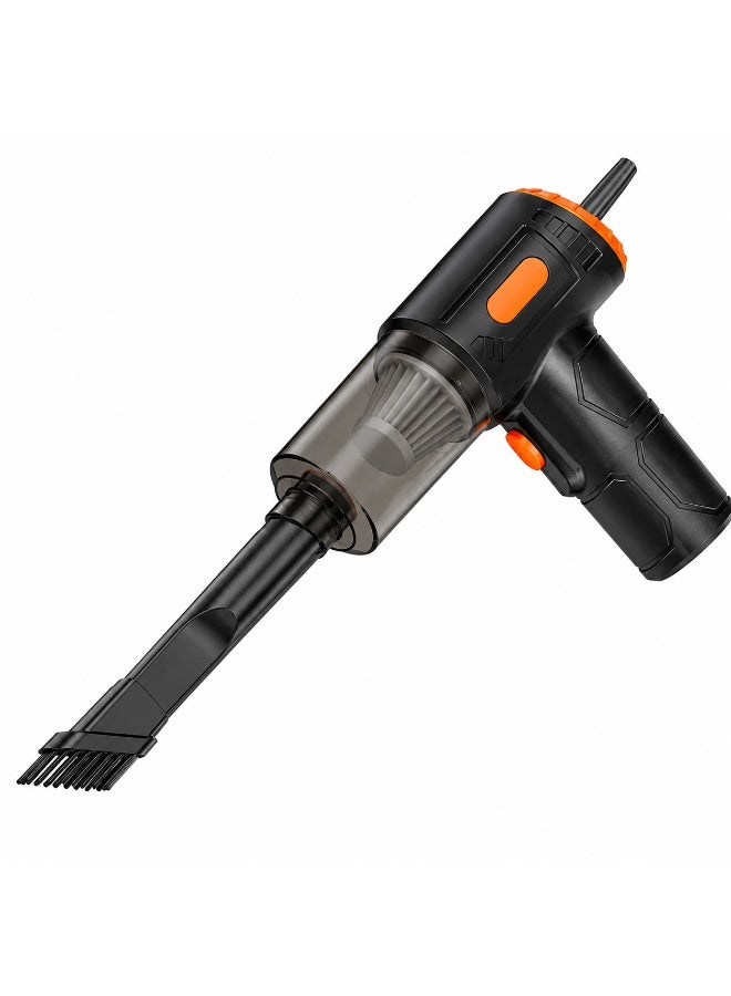 4-in-1 Cordless Car Vacuum Cleaner with Air Blower, Washable Filter and Type-C Charging for Car, Home, Keyboard and Storage Bags - Image 2