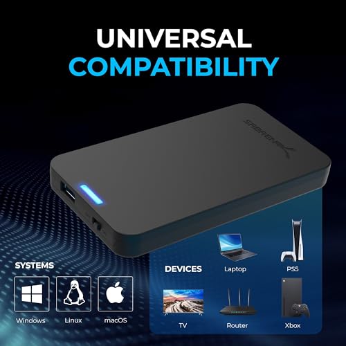 SABRENT 2.5-Inch SATA to USB 3.0 Tool-Free External Hard Drive Enclosure [Optimized for SSD, Support UASP SATA III] Black (EC-UASP) - Image 4
